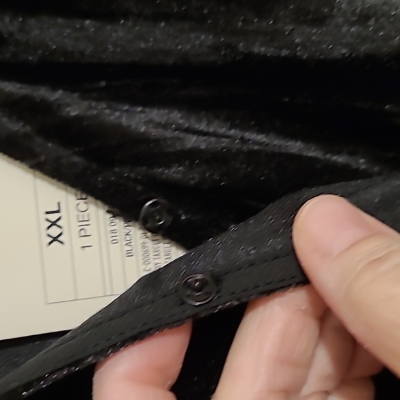 NWT A New Day women's black velour jumpsuit size XXL. - Picture 6 of 8